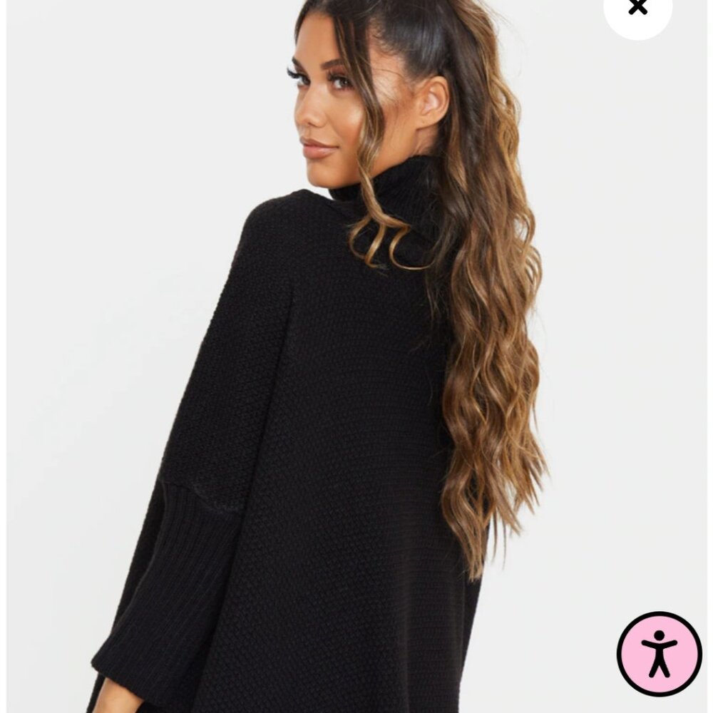 Turtle Neck Oversized Sweater - image 2